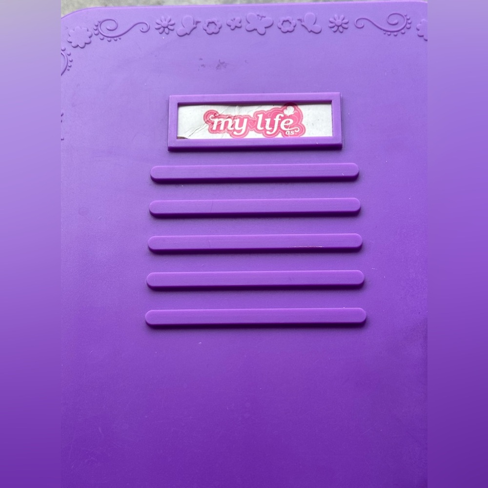 My Life American Girl Doll 14" Purple Locker 2014 - Picture 2 of 11